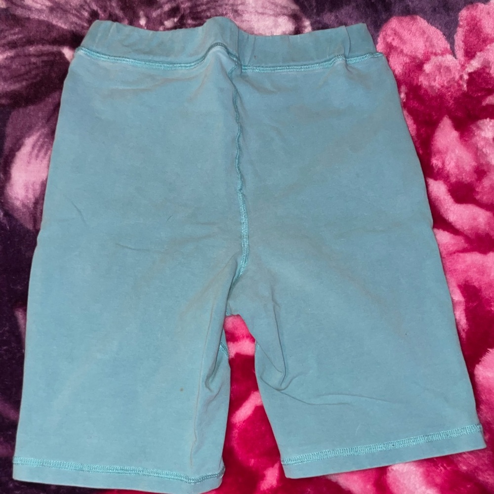 baby blue high waisted biker shorts from American Eagle size small🦋